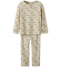 Lil' Atelier Pyjama Set - 2 Parts - NmmGago - Turtledove/Sky Lil' Atelier Pyjama Set - 2 Parts - NmmGago - Turtledove/Sky