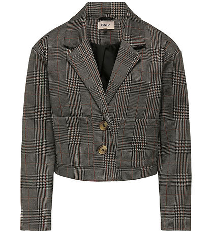 Kids Only Blazer - CookFine - Seal Brown/Libra Kontrollen