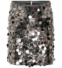 Kida Only Nederdel - KogJadel - Asphalt/Asphalt Sequins