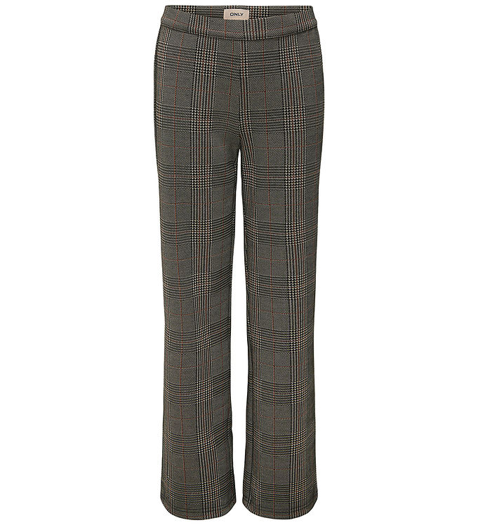 Kids Only Bukser - KogFine - Wide - Seal Brown/Libra Checks