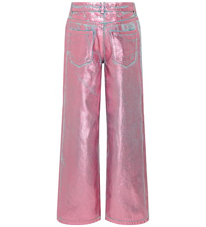 Kids Only Jeans - KogCobain - Wide - Light Blue Denim/Pink Foil Kids Only Jeans - KogCobain - Wide - Light Blue Denim/Pink Foil