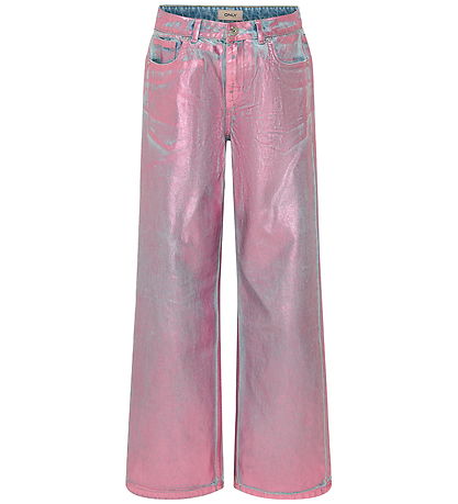 Kids Only Jeans - KogCobain - Breed - Light Blue Denim/Roze Foli