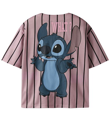 Name It 셔츠 반팔 - NkfOdisa - Stitch - 기념품 라일락