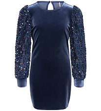 Kids Only Kjole - KogConfidence - Velour/Palietter - Naval Acade