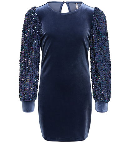 Kids Only Kjole - KogConfidence - Velour/Palietter - Naval Acade