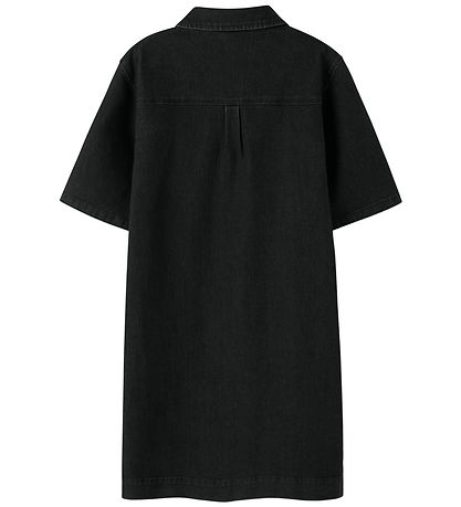 Name It Kjole - NkfBlake - 1/2 Loose - Dark Grey Denim