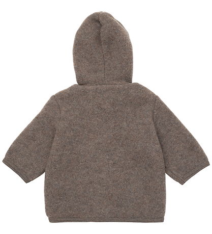 Lalaby Cardigan - Uldfleece - Chocolate Lalaby Cardigan - Uldfleece - Chocolate