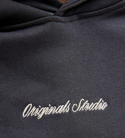 Jack & Jones Hættetrøje - Sweat - JorNorrebro - Asphalt