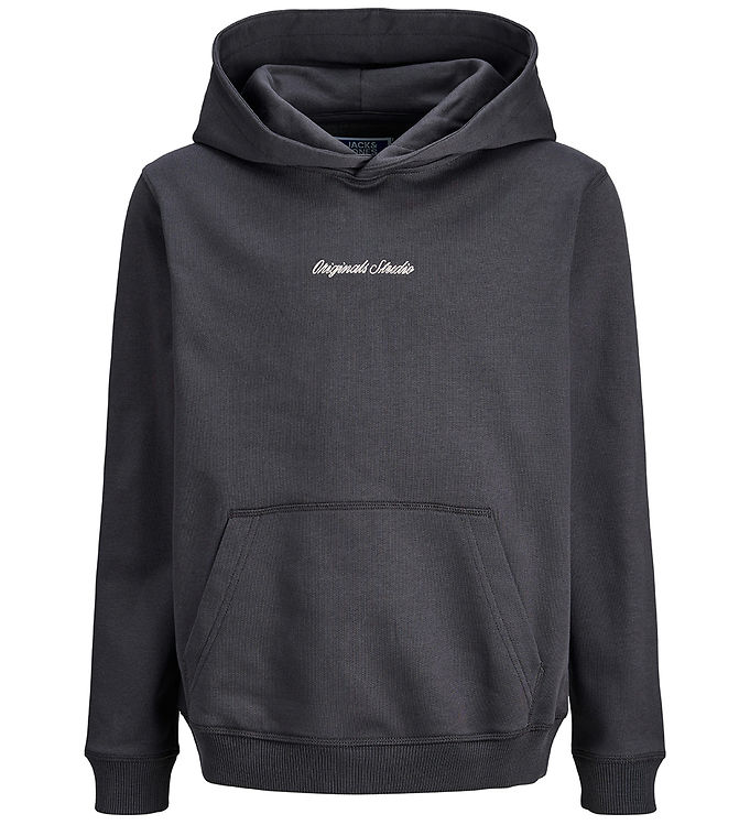 Jack & Jones Hættetrøje - Sweat - JorNorrebro - Asphalt Jack & Jones Hættetrøje - Sweat - JorNorrebro - Asphalt