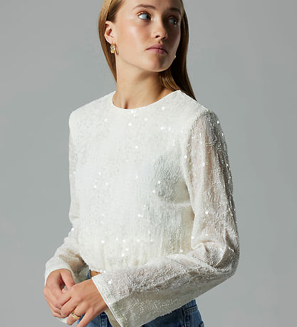 LMTD Bluse - NlfRisianna - White Alyssum