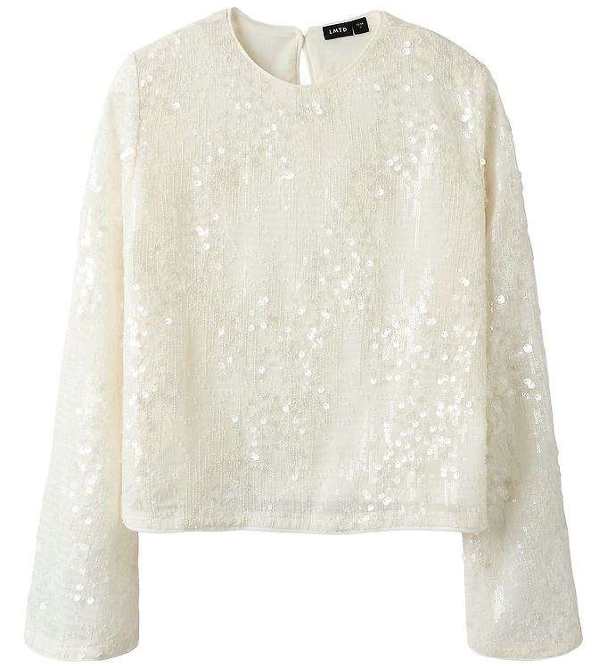 LMTD Paillet Bluse Risianna White Alyssum