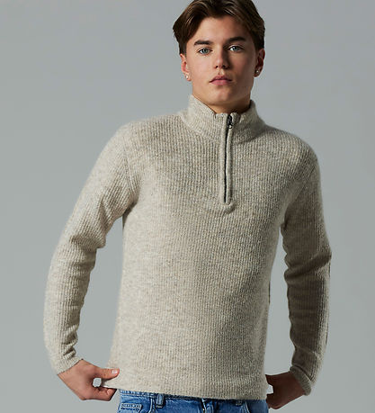 LMTD Bluse - Strik - NlmKleave - Peyote Melange