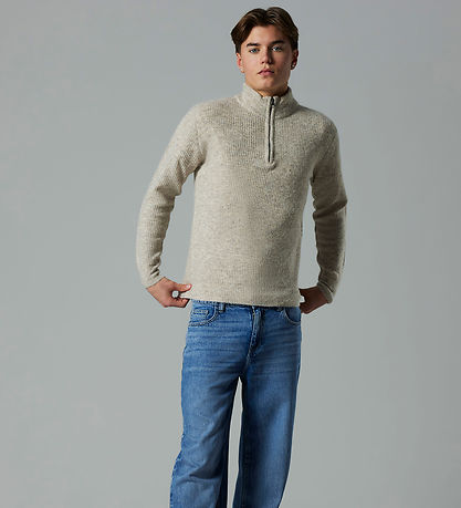 LMTD Bluse - Strik - NlmKleave - Peyote Melange