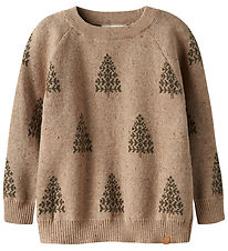 Lil' Atelier Bluse - Strik - NmnGalto - Oxford Tan