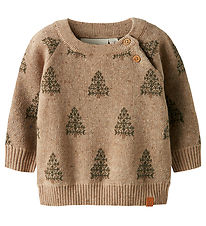 Lil' Atelier Bluse - Strik - NbnGalto - Oxford Tan