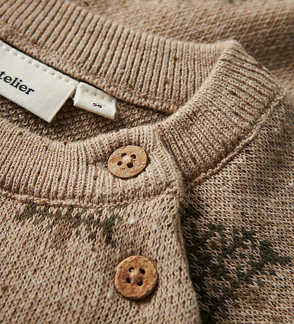 Lil' Atelier Bluse - Strik - NbnGalto - Oxford Tan
