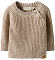 Lil Atelier Bluse - Strik - NbmRokko - Oxford Tan/Melange