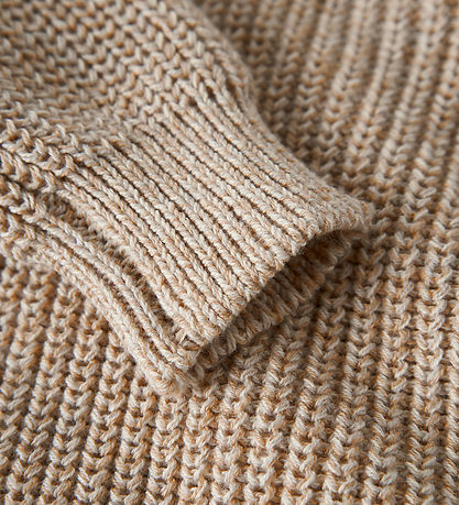 Lil Atelier Bluse - Strik - NbmRokko - Oxford Tan/Melange