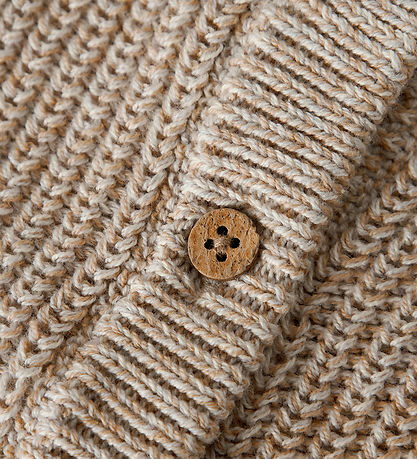Lil Atelier Cardigan - Strik - NmmRokko - Oxford Tan/Melange