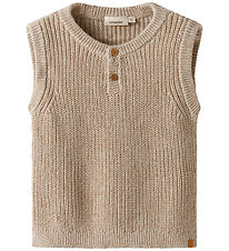 Lil Atelier Vest - Strik - NmmRokko - Oxford Tan/Melange Lil Atelier Vest - Strik - NmmRokko - Oxford Tan/Melange