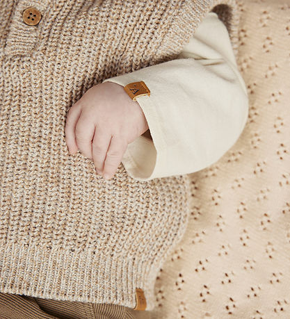 Lil Atelier Vest - Strik - NmmRokko - Oxford Tan/Melange