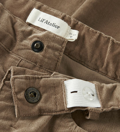 Lil Atelier Bukser - Fløjlsvelour - NmmRyansomba - Sepia Tint Lil Atelier Bukser - Fløjlsvelour - NmmRyansomba - Sepia Tint
