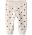 Lil Atelier Bukser - Strik - NbfSaran - Turtledove/Sepia Tint