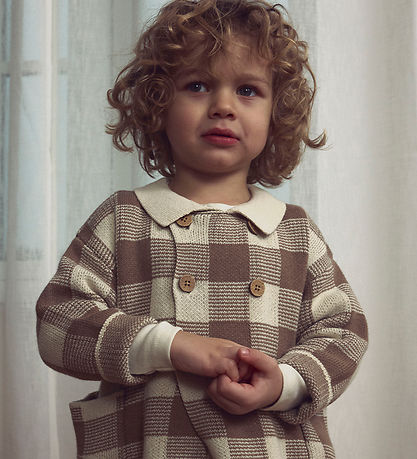 Lil Atelier Cardigan - Strik - NmmRobo - Sepia Tint
