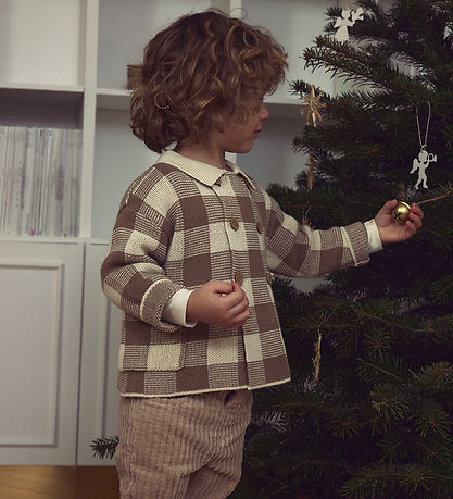 Lil Atelier Cardigan - Strik - NmmRobo - Sepia Tint