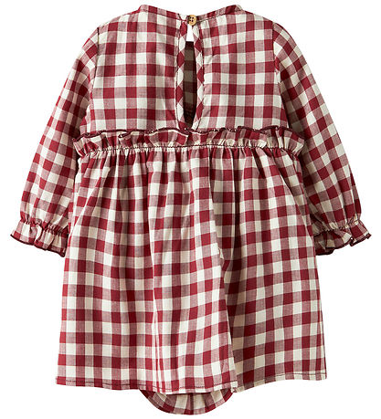 Lil Atelier Kjolebody l/æ - NmfRio - Red Dahlia