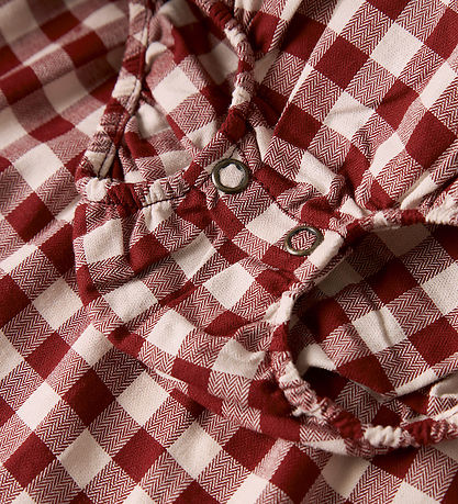 Lil Atelier Kjolebody l/æ - NmfRio - Red Dahlia