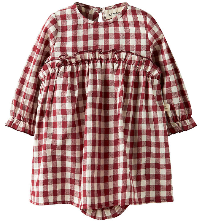 Lil Atelier Kjolebody l/æ - NmfRio - Red Dahlia