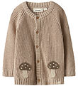 Lil Atelier Cardigan - Strik - NmmEmlen - Oxford Tan