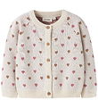 Lil Atelier Cardigan - Strik - NmfSaran - Turtledove/Sepia Tint