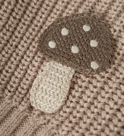 Lil Atelier Cardigan - Strik - NbmEmlen - Oxford Tan