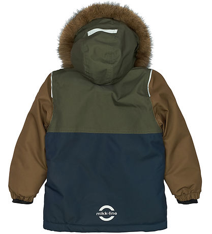 Mikk-Line Vinterjakke - Olive Night/Navy