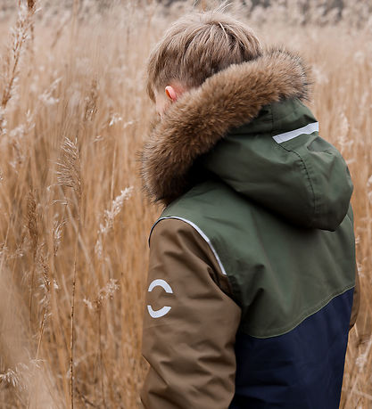 Mikk-Line Vinterjakke - Olive Night/Navy