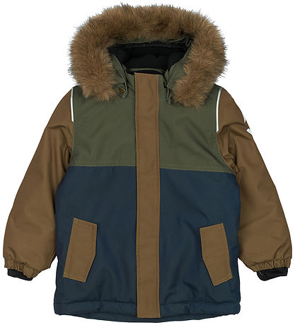 Mikk-Line Vinterjakke - Olive Night/Navy