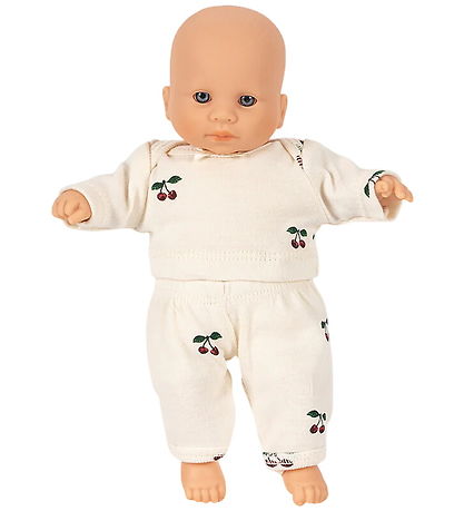 Konges Sløjd Dukke - My First Mini Doll - Cherry AOP - 20 cm Konges Sløjd Dukke - My First Mini Doll - Cherry AOP - 20 cm