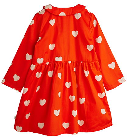 Robe Mini Rodini - Hearts - Rouge Robe Mini Rodini - Hearts - Rouge