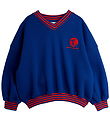 Mini Rodini Sweatshirt - Striped Earth - Blå Mini Rodini Sweatshirt - Striped Earth - Blå