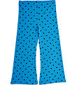 Mini Rodini Bukser - Flared - Polka Dots - Blå Mini Rodini Bukser - Flared - Polka Dots - Blå