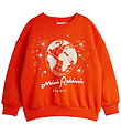 Mini Rodini Sweatshirt - Society - Rød Mini Rodini Sweatshirt - Society - Rød