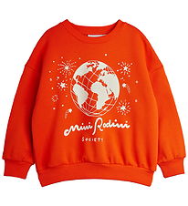Mini Rodini Sweatshirt - Society - Rød Mini Rodini Sweatshirt - Society - Rød
