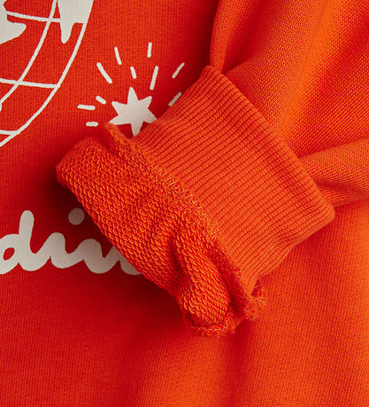 Mini Rodini Sweatshirt - Society - Rød Mini Rodini Sweatshirt - Society - Rød