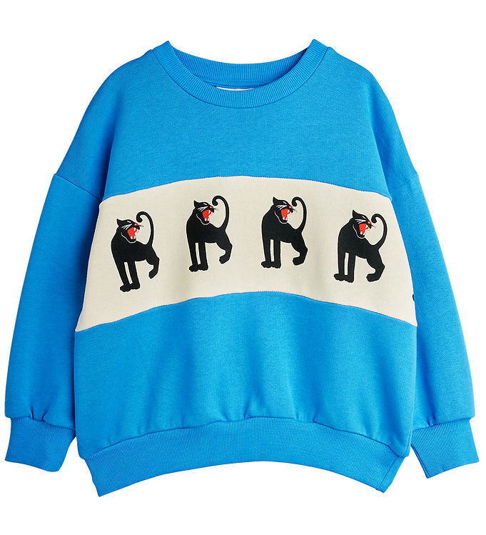 Mini Rodini Sweatshirt - Panther - Blå