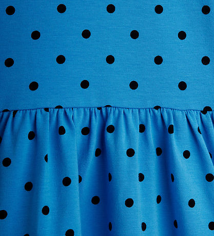 Mini Rodini Kjole - Polka Dots - Blå Mini Rodini Kjole - Polka Dots - Blå