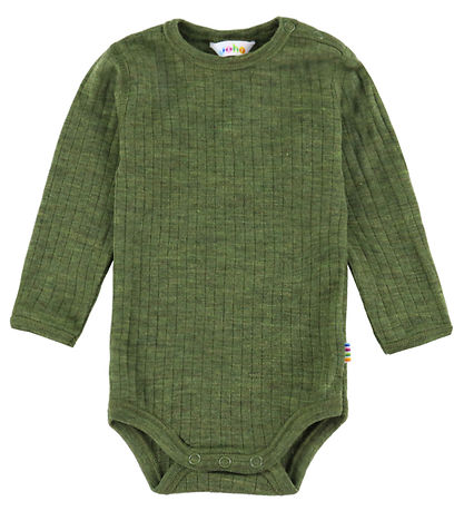 Joha Body l/æ - Uld - Rib - Mørk Oliven Joha Body l/æ - Uld - Rib - Mørk Oliven