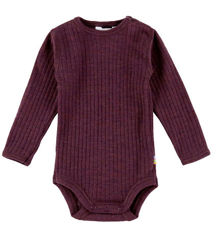 Joha Body l/æ - Uld - Rib - Blomme Joha Body l/æ - Uld - Rib - Blomme