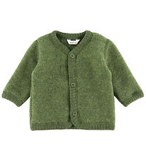 Joha Cardigan - Uld - Mørk Oliven